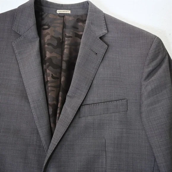 Joseph Abboud 40R‎ Brown Super 120s Wool Mens Blazer Suit Jacket Sport Coat